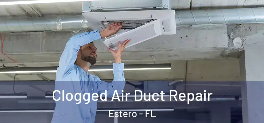  Clogged Air Duct Repair Estero - FL